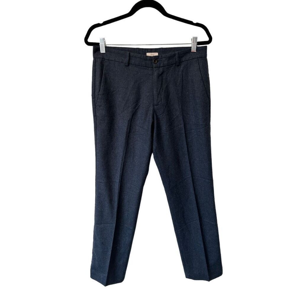 Apolis Global Citizen Dark Blue Chino Pants Size 30 Wool Blend